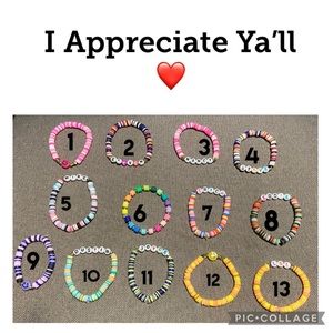 * PRICE IS FOR TWO* Hand Made Bracelets-STRANGER THINGS FAN!!